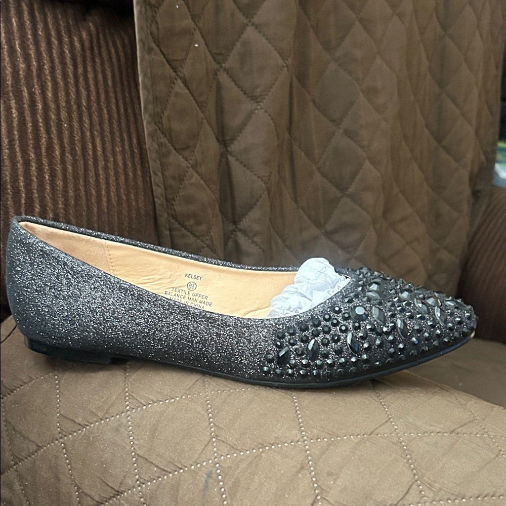 Lauren Lorraine Kelsey Black Flats